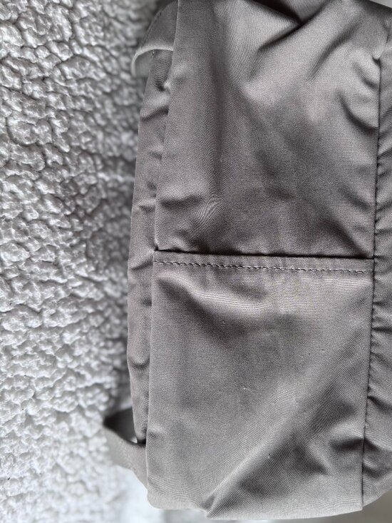 Fjallraven Patch Logo Kanken Zipper Convertible Backpack Fog Gray